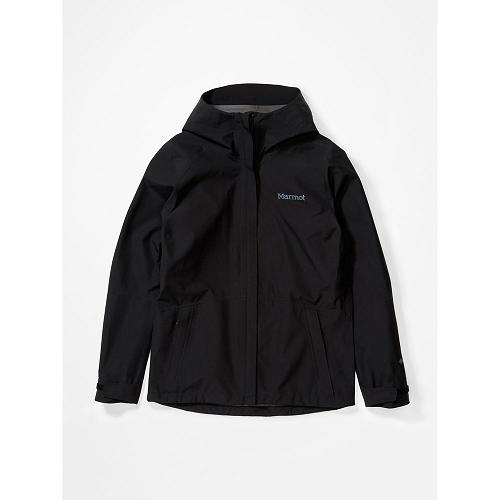 Marmot Minimalist Jackets - Womens Rain Jacket Black CA8703124 Canada